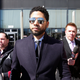 Jussie Smollett leaves the Leighton Courthouse after his court appearance on March 26, 2019 in Chicago, Illinois.